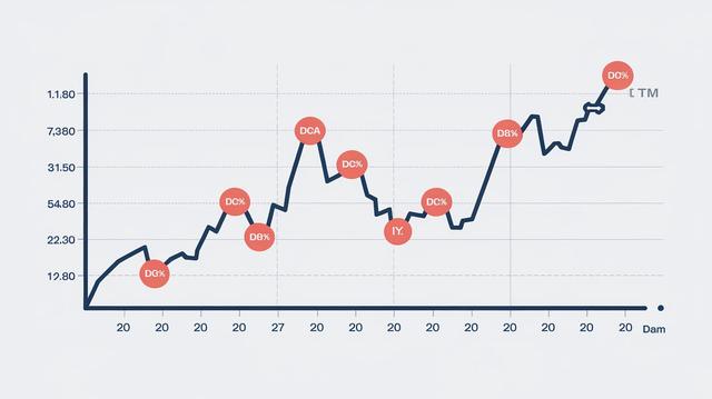 How Does a Dollar-Cost Average Look in Graph